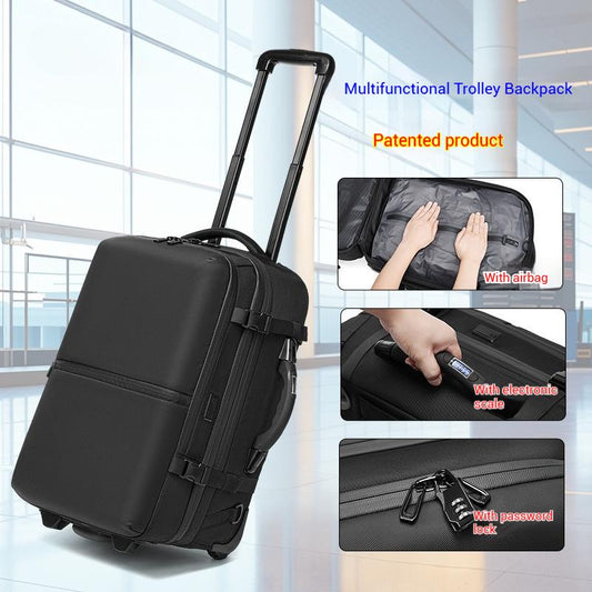 YashiSpace Business Travel Invisible Telescopic Handle Backpack