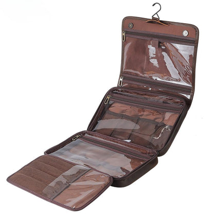 YashiSpace Master of Toiletries Storage in Genuine Top-Grain Leather
