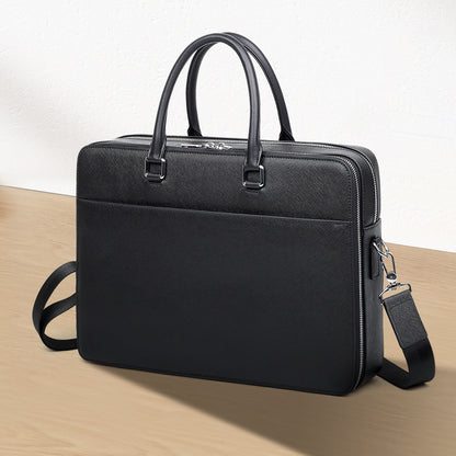 YashiSpace Leather Multifunctional Business Briefcase