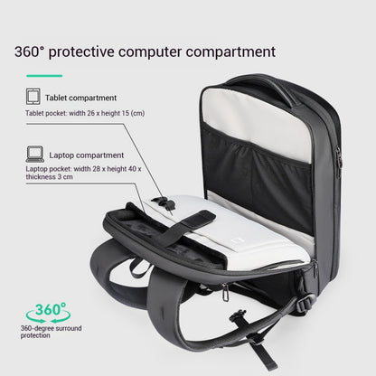 YashiSpace Hardcore Traveler Smart Business Backpack