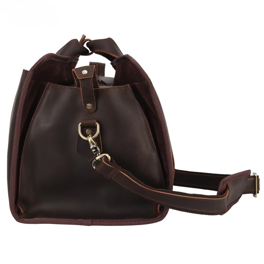 YashiSpace First Layer Cowhide Multi-functional Travel Tote Bag