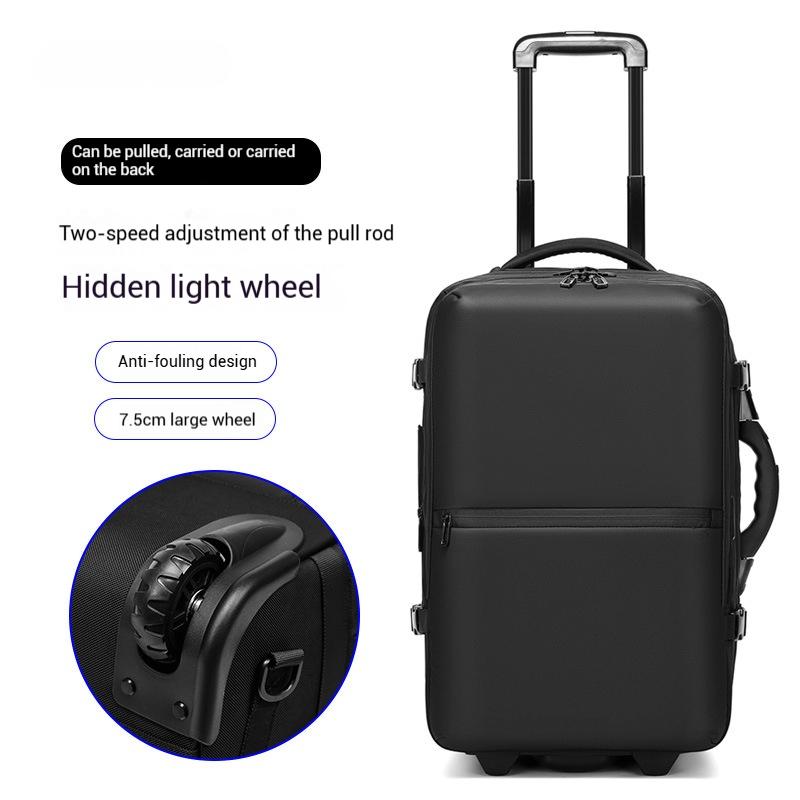 YashiSpace Business Travel Invisible Telescopic Handle Backpack