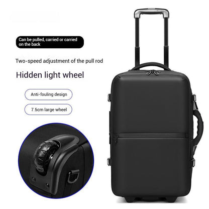YashiSpace Business Travel Invisible Telescopic Handle Backpack