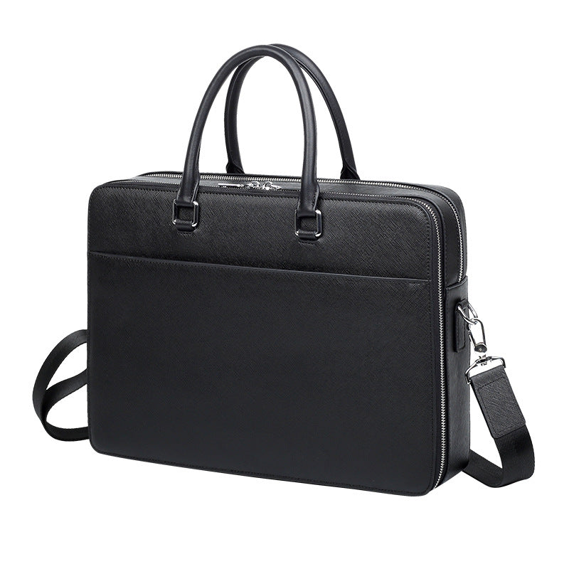 YashiSpace Leather Multifunctional Business Briefcase