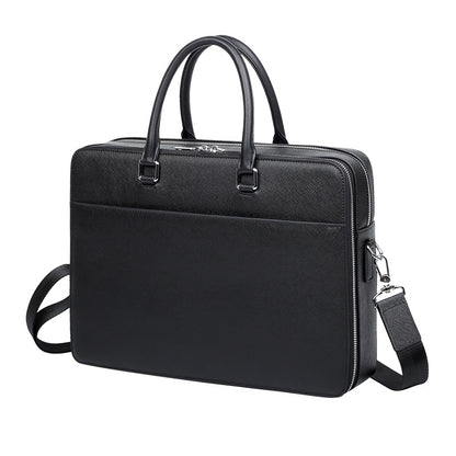 YashiSpace Leather Multifunctional Business Briefcase
