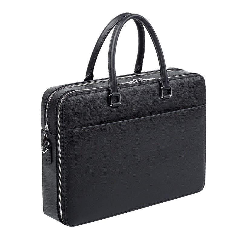 YashiSpace Leather Multifunctional Business Briefcase