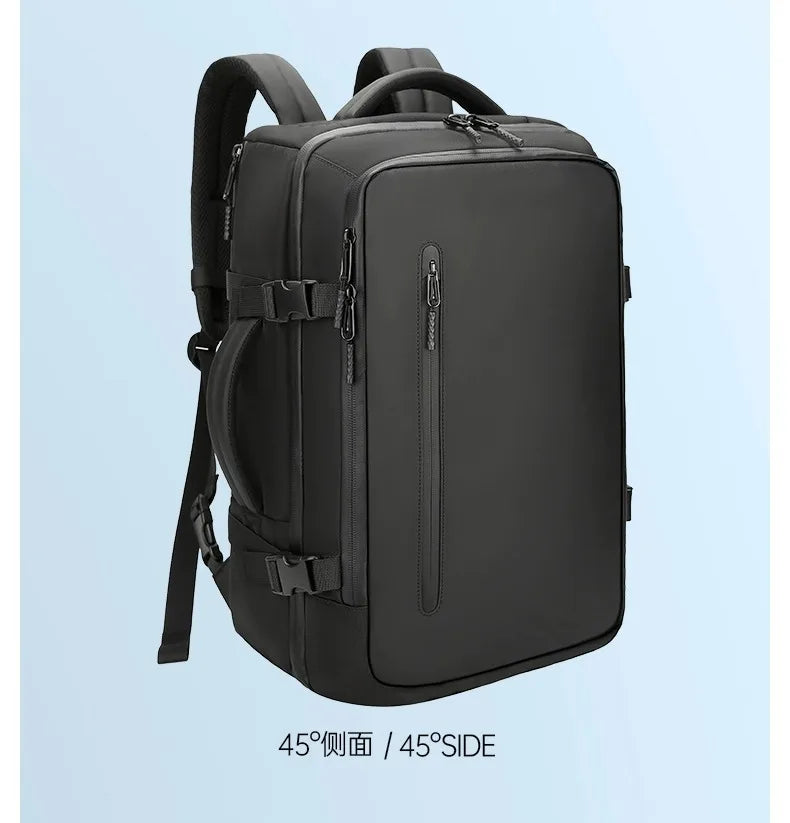 Backpack Vacuum Compression Simple Large Capacity Expansion Men's Premium Travel Backpack