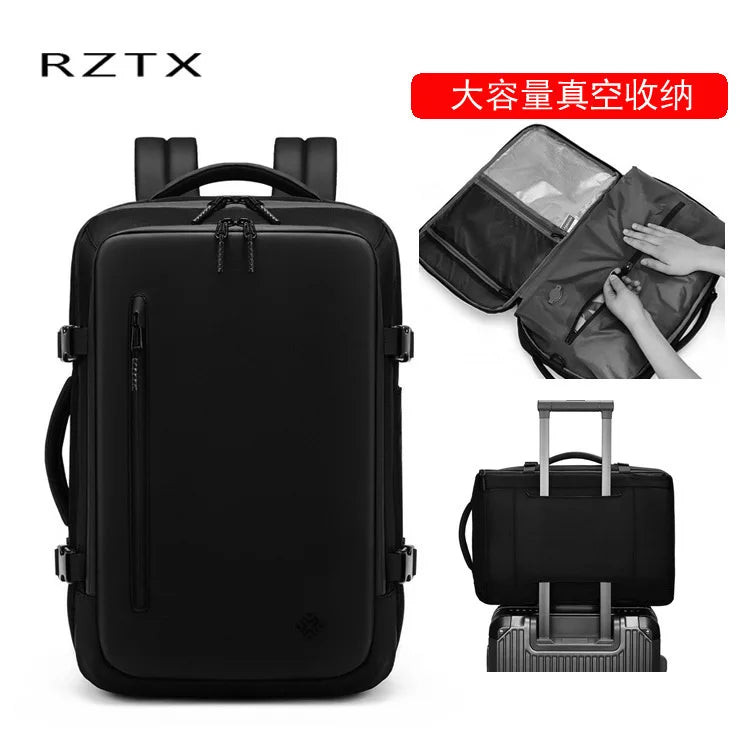 Backpack Vacuum Compression Simple Large Capacity Expansion Men's Premium Travel Backpack