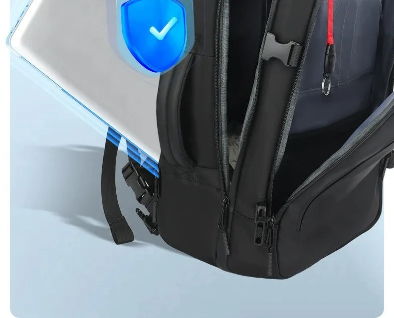 Backpack Vacuum Compression Simple Large Capacity Expansion Men's Premium Travel Backpack
