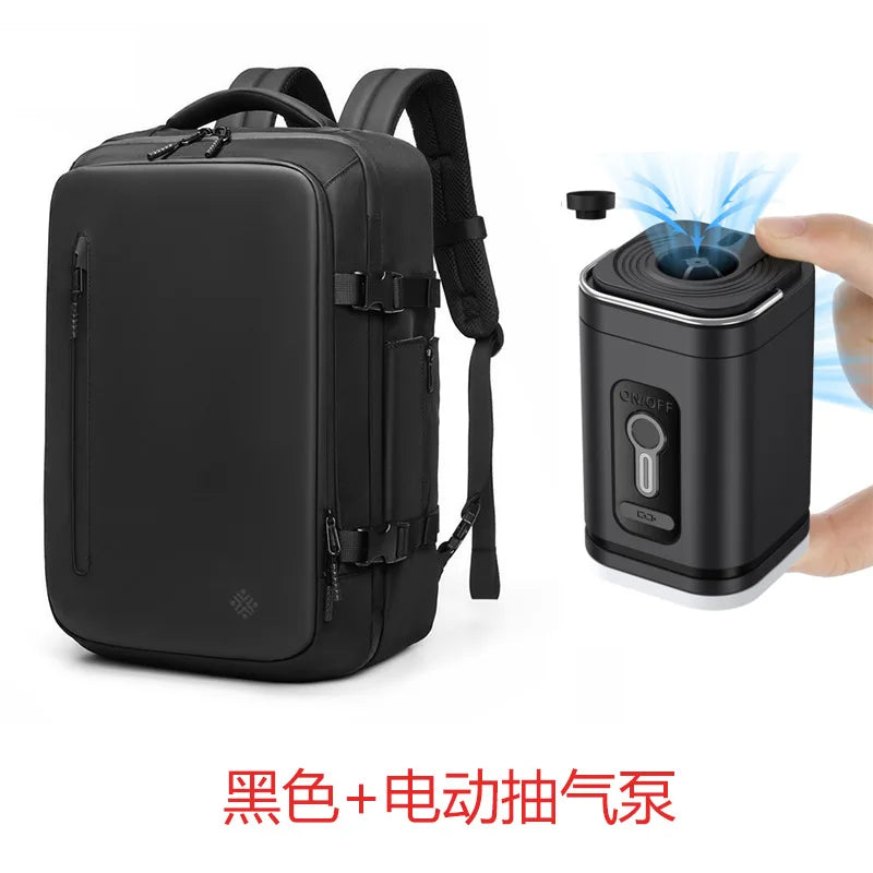 Backpack Vacuum Compression Simple Large Capacity Expansion Men's Premium Travel Backpack