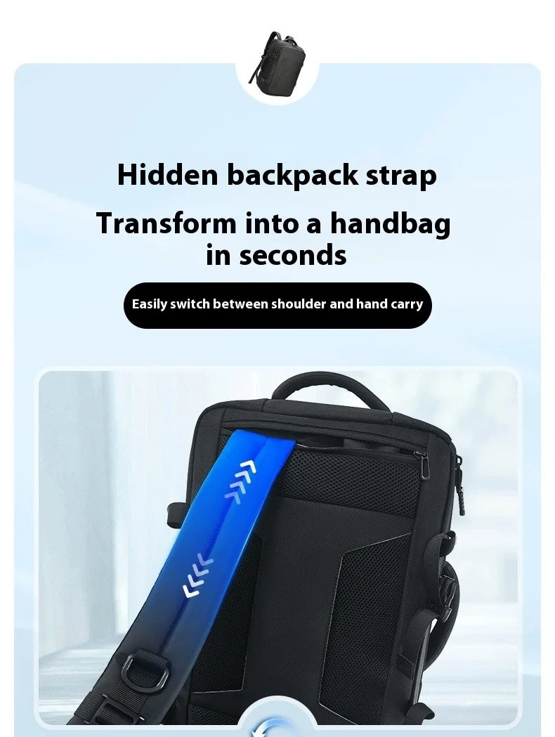 Backpack Vacuum Compression Simple Large Capacity Expansion Men's Premium Travel Backpack