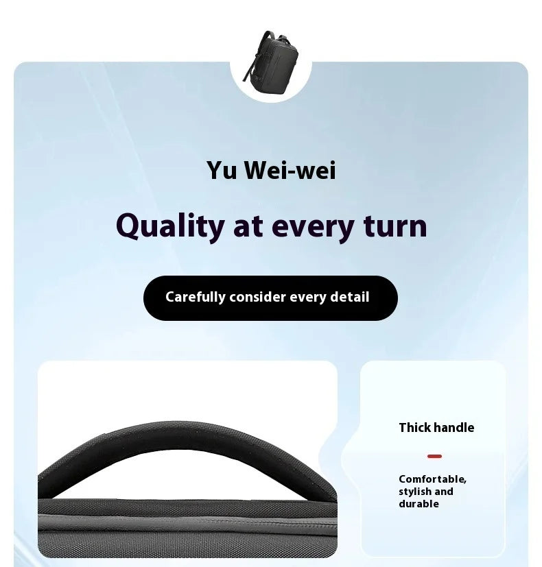 Backpack Vacuum Compression Simple Large Capacity Expansion Men's Premium Travel Backpack