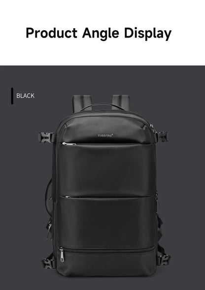 Tigernu Vacuum Backpacks Men Expandable Bags 17inch Laptop Backpack Bags Male Travel Backpacks Large Capacity Backpack Women Bag