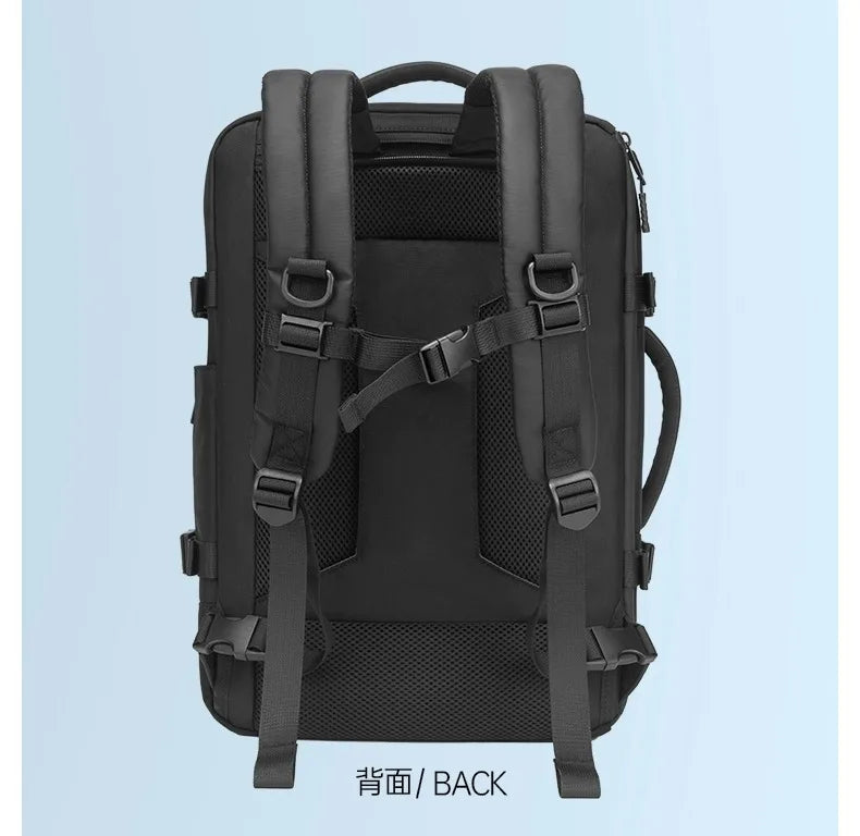 Backpack Vacuum Compression Simple Large Capacity Expansion Men's Premium Travel Backpack