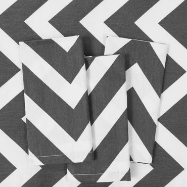 16 X 16 in. Chevron Cotton Napkins 4/Pack (2 Colors)